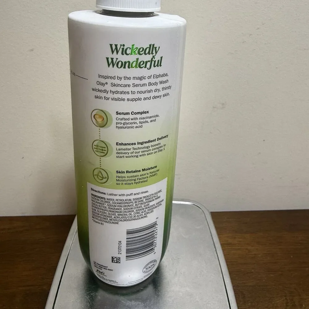 Wickedly Wonderful Elphaba’s Edition Olay Body Wash For Women 20 Fl Oz 591 mL